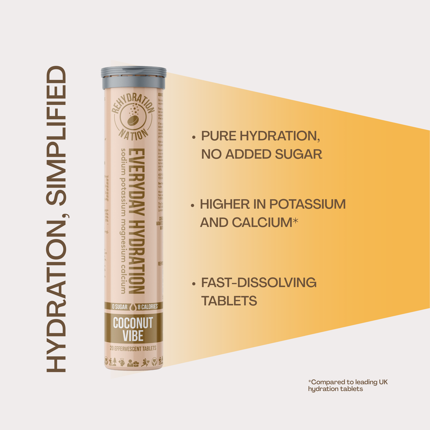 Coconut Vibe Electrolytes - 20 Tablets