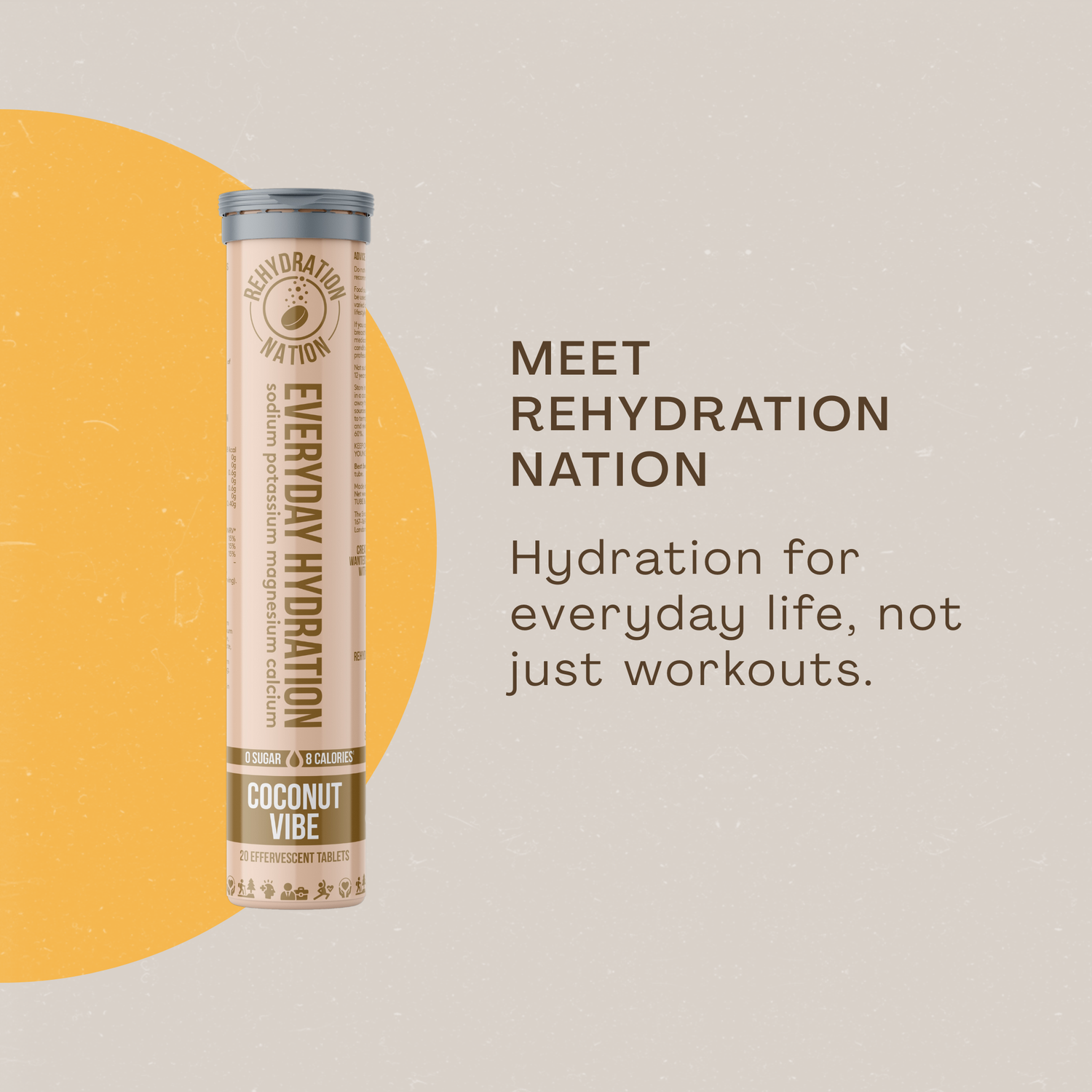 Coconut Vibe Electrolytes - 20 Tablets